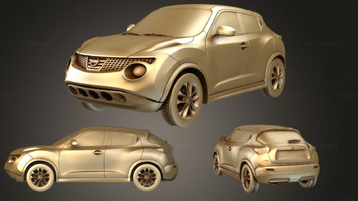 Автомобили и транспорт (Nissan Juke 2011, CARS_2760) 3D модель для ЧПУ станка